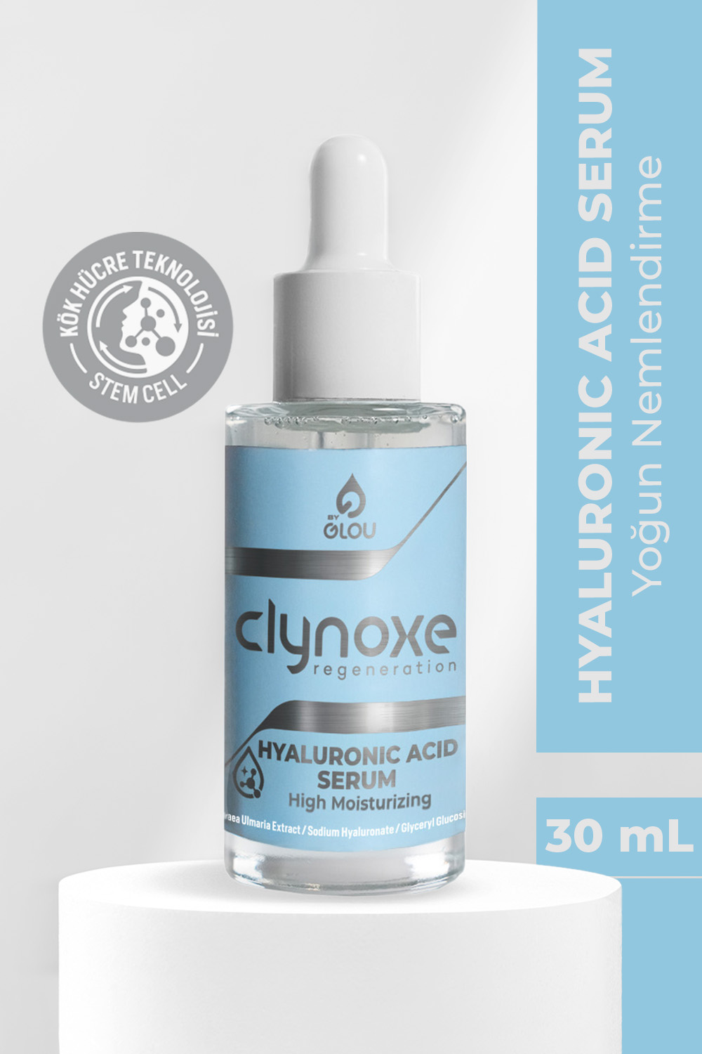 Clynoxe Hyaluronic Acid Serum, Nemlendirici Yüz Serumu 30 mL