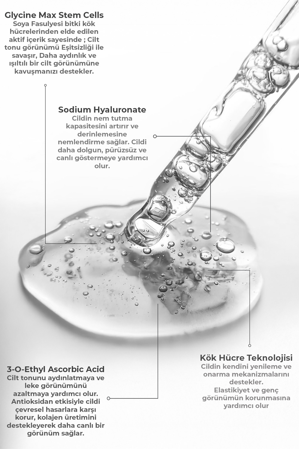 Vitamin C Serum 3 Clynoxe Vitamin C Serum,Canlandırıcı Yüz Bakım Serumu 30 mL