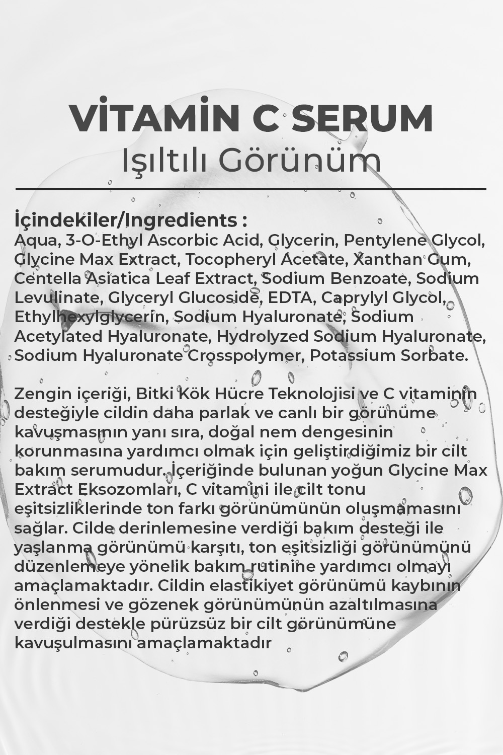Vitamin C Serum 6 Clynoxe Vitamin C Serum,Canlandırıcı Yüz Bakım Serumu 30 mL