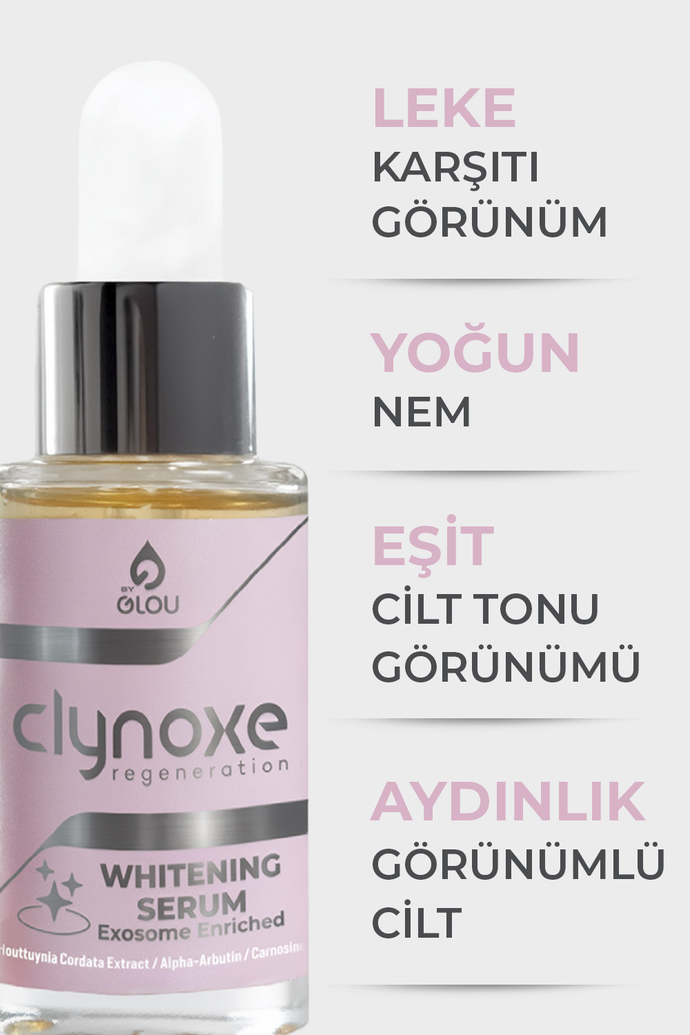 Whıtenıng serum 2 Clynoxe Whitening Serum, Aydınlatıcı & Cilt Tonu Görünümü Eşitleyici Yüz Serumu 30 mL