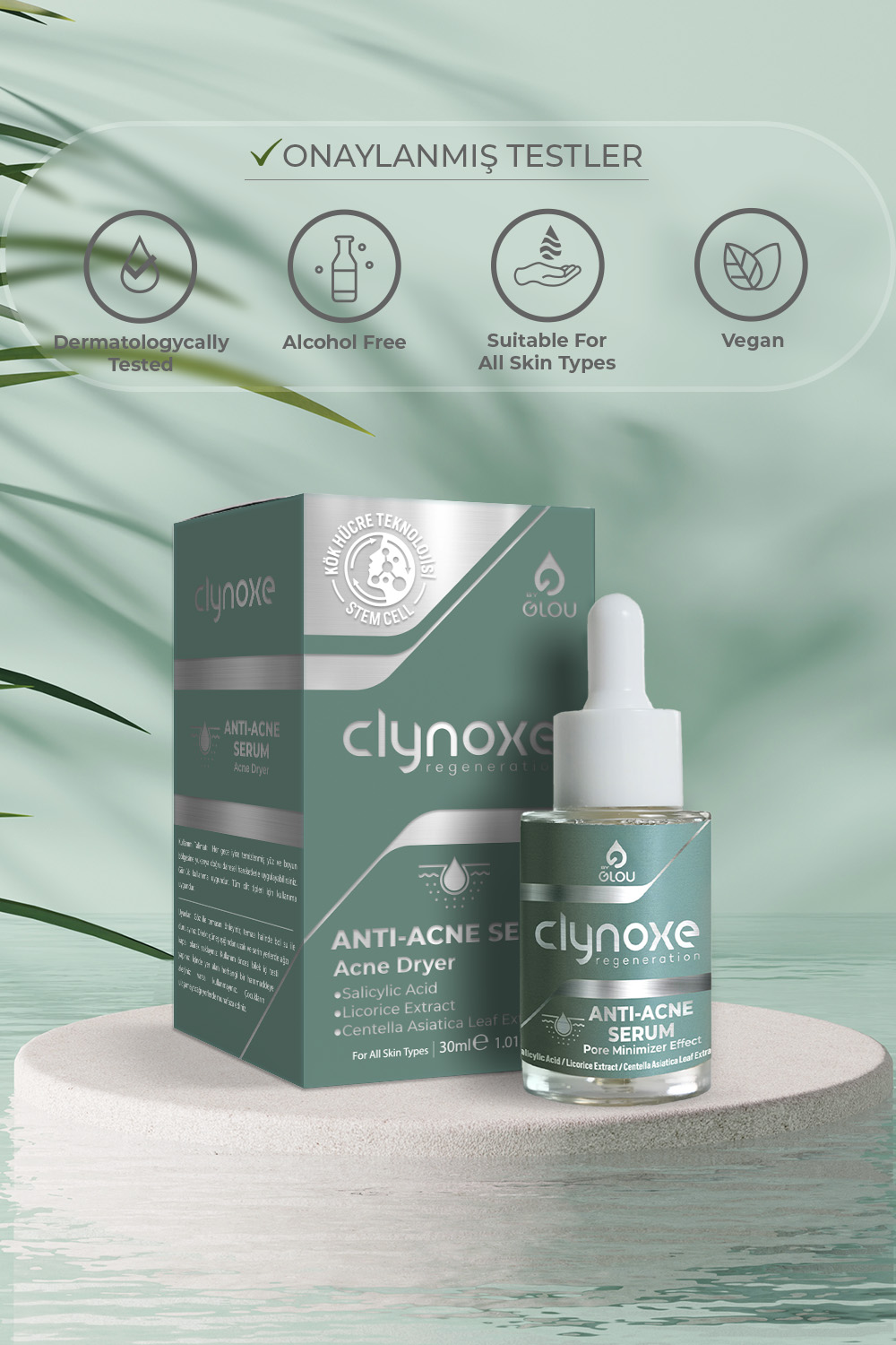 anti-acne serum 5 Clynoxe Anti-Acne Serum, 30ml